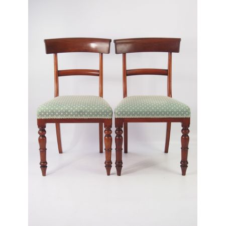 Ein Paar Victorian Mahagoni Stühle Original 