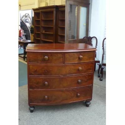 Schöne viktorianische Mahagoni Kommode Original Massivholz