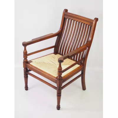 Edwardian Arts & Crafts Nussbaum Sessel Original Edwardian  1890 sehr rar !