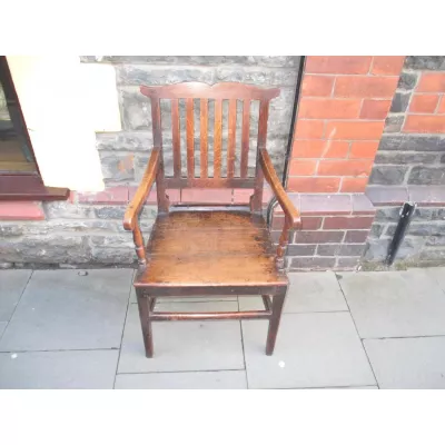 Welsh Eichen Sessel Original 1800   