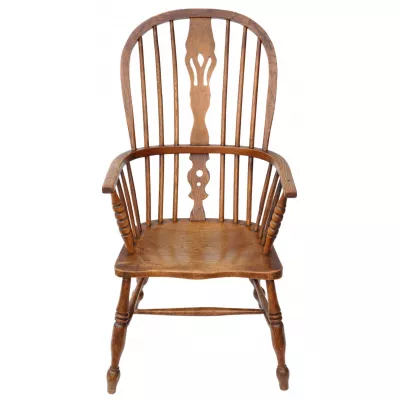 Viktoianischer Ash & Ulme Windsor Stuhl Sessel Esszimmer