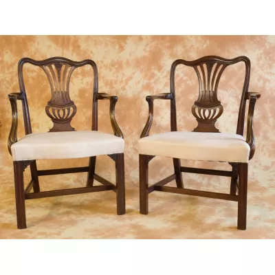 Ein Paar Mahagoni Sessel Georgian Style ausdem 19 JH