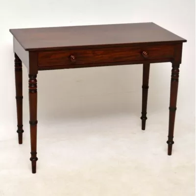 Antiker original georgischer Mahagoni Schreibtisch Massivholz
