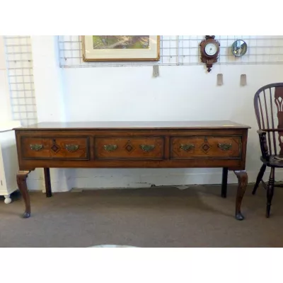 Schickes original antikes Eichen Sideboard englisch
