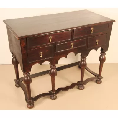 Massive Eichen Sideboard mit Schubladen von ca. 1850