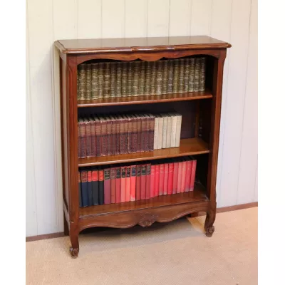 Kleiner französischer offener Bücherschrank aus Eiche von ca. 1920