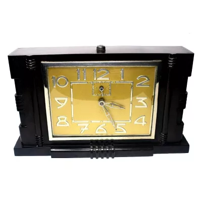 Französische Art Deco Uhr von Japy von ca. 1930