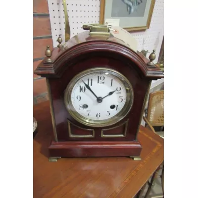 Antike originale edwardian Mahagoni Uhr von ca. 1900