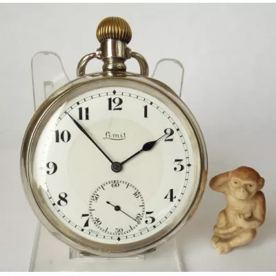 Antike Limit Silber Taschenuhr von ca. 1919