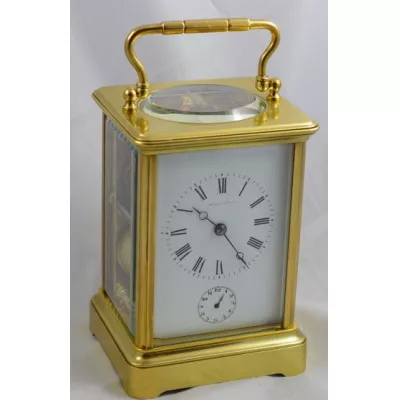 Französische schlagende Trage Uhr von ca. 1890