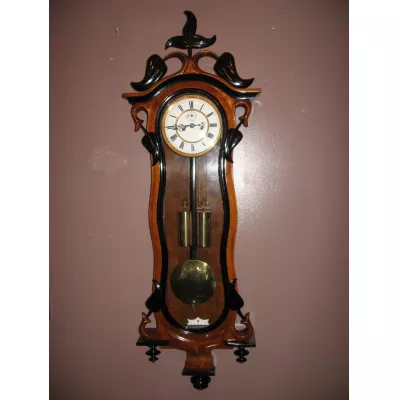 Antike Wiener Wanduhr von ca. 1895