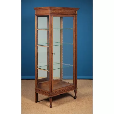 Eichen Shop Vitrine von ca. 1910