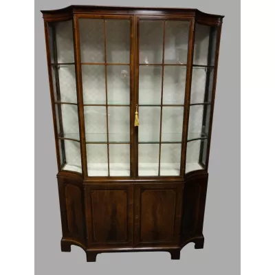 Original Edwardianische Hochwertige eingelegte Mahagoni Vitrine von ca. 1900