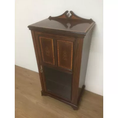 19. Jahrhundert Mahagoni glasiertes Sideboard/music cabinet 