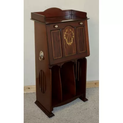 Attraktives Edwardianisches Intarsien Mahagoni Sideboard/music folio cabinet antik ca. 1900