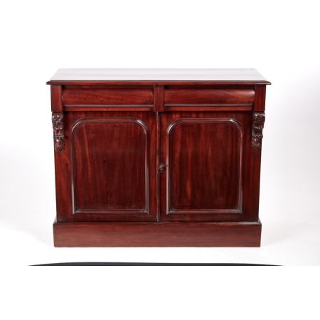 Antikes viktorianisches Mahagoni Sideboard von ca. 1860