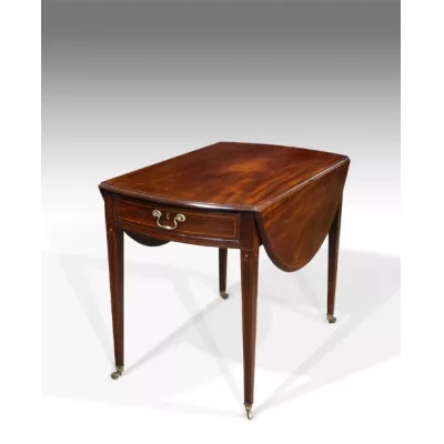 Georgischer ovaler Pembroke Tisch von ca. 1780