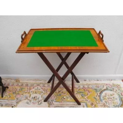 Stilvolles antikes Georgianisches Butlers tray Tablett aus Nussbaum, 1800