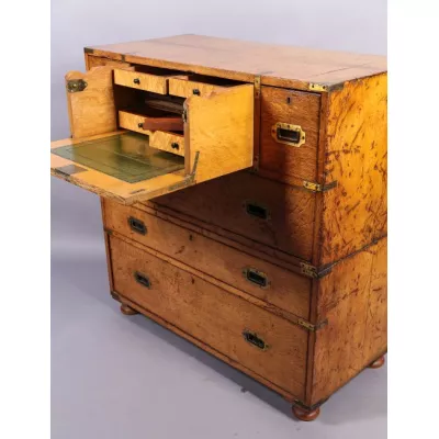 Sekretär Kommode mit Schubladen, Eiche, 1850 original 