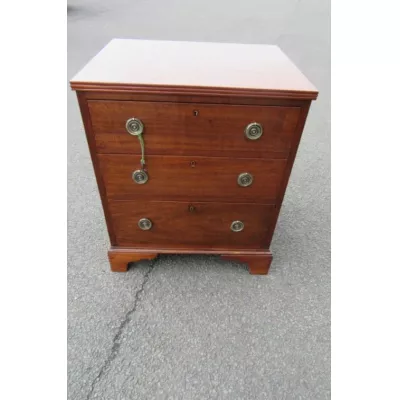 Edwardianische original antike Kommode aus Massivholz Mahagoni, 1900