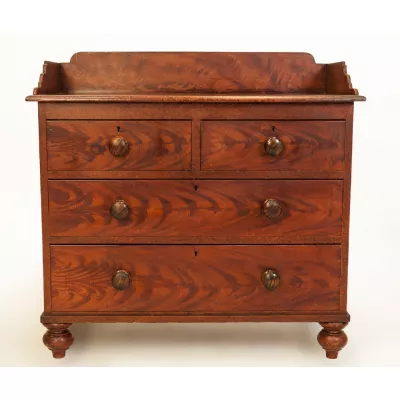 Original Viktorianische Kommode, Kiefernholz, 1870