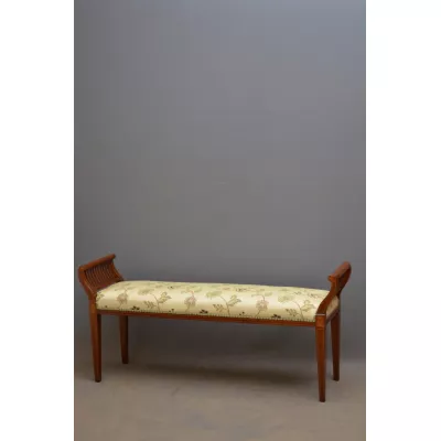 Edwardianischer Klavierhocker antik Mahagoni Massivholz, 18. Jahrhundert