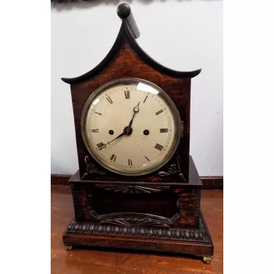 Antike englische Standuhr, Palisanderholz, 1880