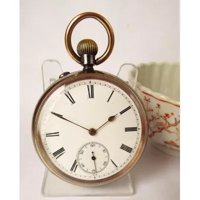 Antike Worcestershire Taschenuhr original britisch 1900
