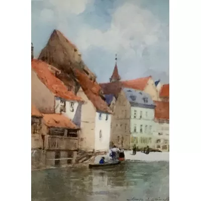 James Garden laing Aquarell von ca. 1900
