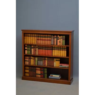 Original viktorianisches Bücherregal / Bücherschrank Mahagoni Massivholz 1880