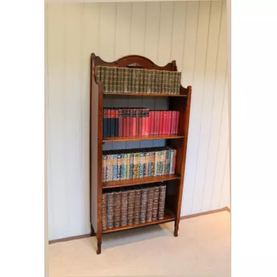 Arts and Crafts Bücherregal Bücherschrank antik Massivholz Eiche 1900