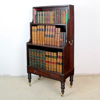 Georgianisches Bücherregal Bücherschrank antik Massivholz 1790