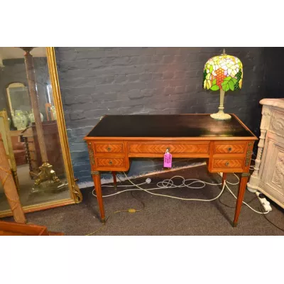 Französischer original antiker Satinholz Schreibtisch, 1900