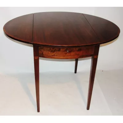 Antiker englischer Sheraton Mahagoni Pembroke Tisch, 1790