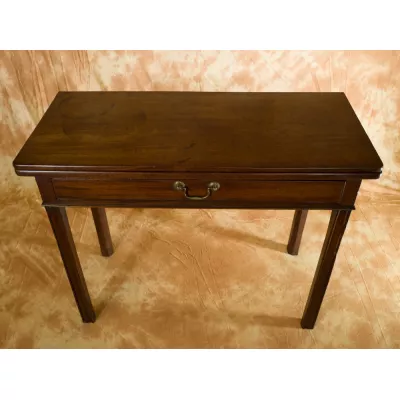 Original antiker Georgian Teetisch, Mahagoni, 1790