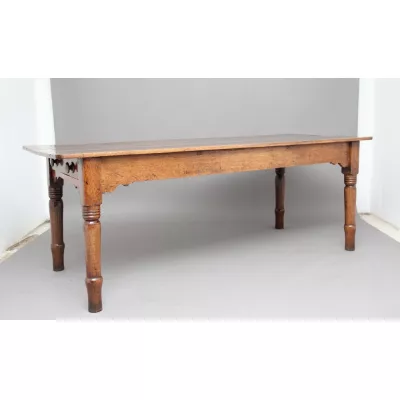 Britischer antiker Esstisch, Landhausstil, um 1800, Eiche