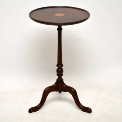 Antiker Mahagoni Weintisch Edwardianisch 1900 