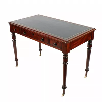 Original antiker Viktorianischer Schreibtisch, Mahagoni, 1860
