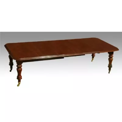 Eleganter antiker, ausziehbarer Esstisch, Viktorianisch 1870, Mahagoni Massivholz