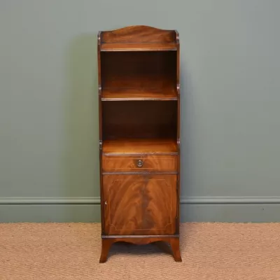 Edles antikes, kleines edwardian Mahagoni Bücherregal von ca. 1920
