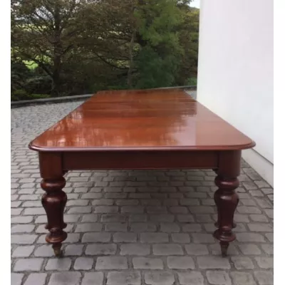 Herrlicher viktorianischer Esstisch aus Mahagoni von ca. 1850