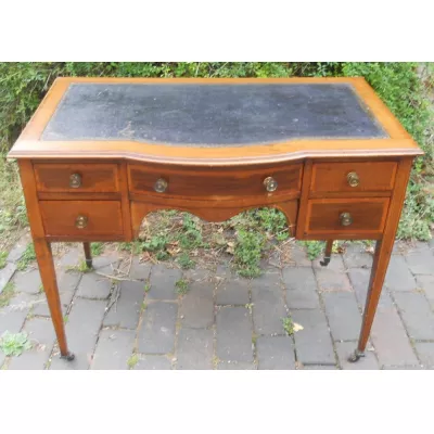 Original antiker Edwardianischer Lady Schreibtisch, Mahagoni Massivholz, 1900