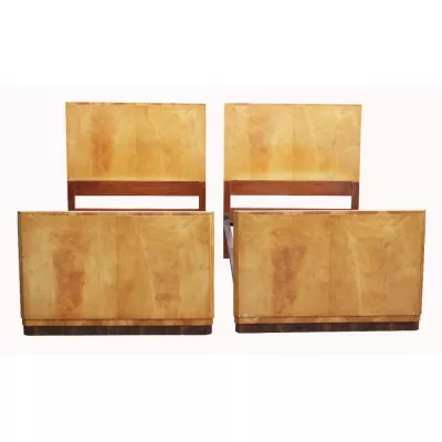 Original Art Deco Satinwood Betten, 1910
