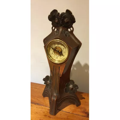 Art Nouveau Kaminuhr, antikes Original um 1900
