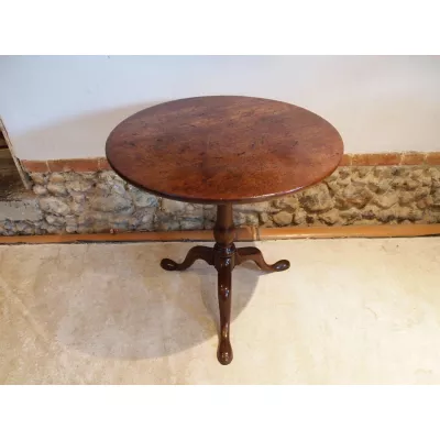George III Klapptisch Beistelltisch Lampentisch aus kubanischem Mahagoni von ca. 1790