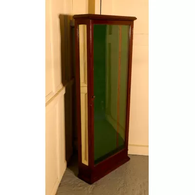 Viktorianische Mahagoni Hänge Shop Vitrine aus dem 19.JH