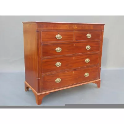 George III Mahagoni Kommode antik Massivholz original englisch 1790