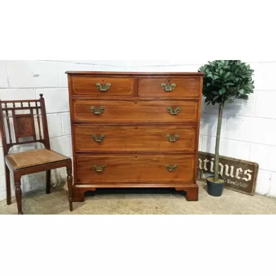 Antike englische Regency Kommode Mahagoni Massiv original 1820