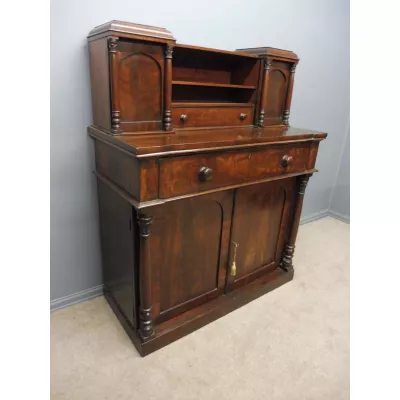 Mahagoni Sekeretär Estate Cabinet von ca. 1860