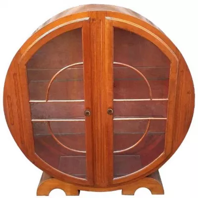 Art Deco Vitrine der 1930er Jahre